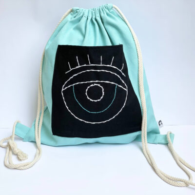 תיק שק עין הנץ בעבודת יד