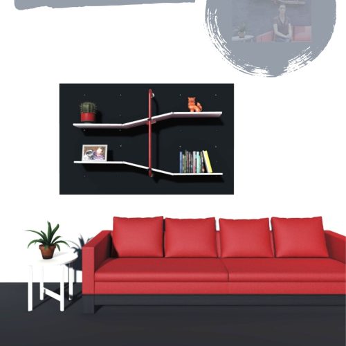 עדינה- תיקים ותכשיטים בעבודת יד shenkar diploma project -SHELF DESIGN